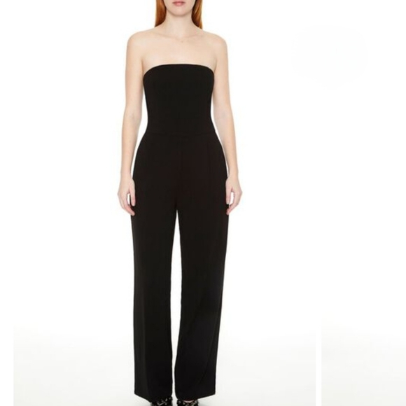 Forever 21 Pants - Forever21 - Black Strapless Jumpsuit